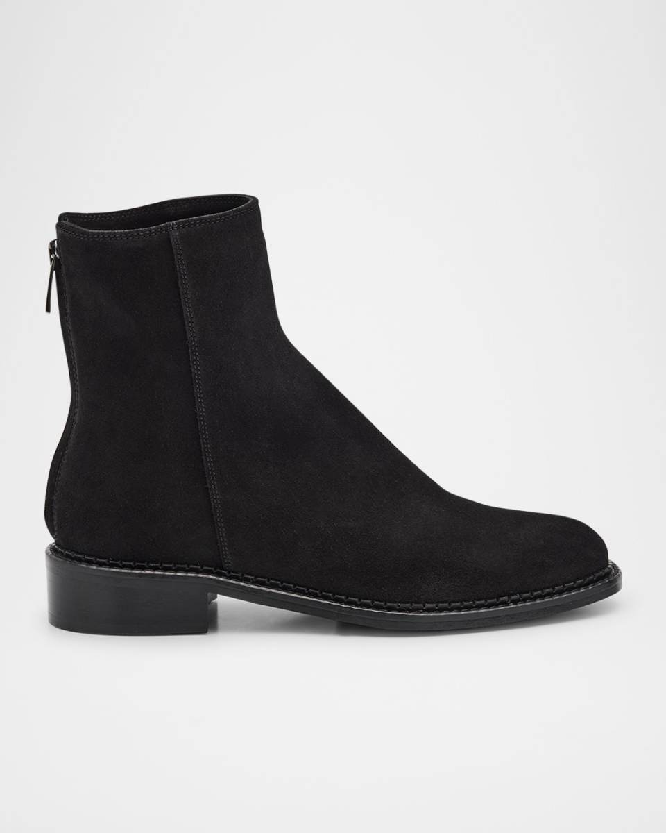 Selina Waterproof Suede Booties